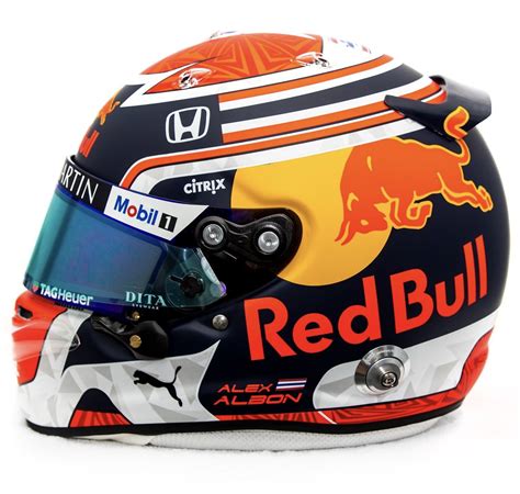 Alex Albon - Red Bull - Singapore GP - 2019 | Helmet design, Racing ...