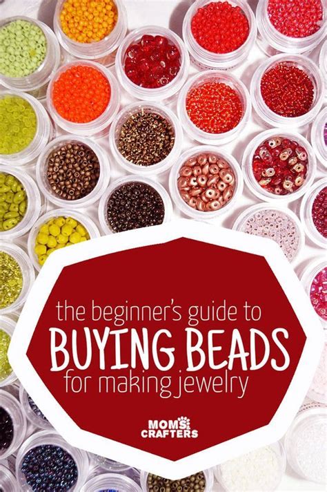 Your full guide to buying beads for jewelry making crafts and DIY projects! This is geared ...