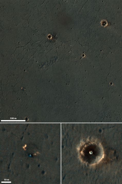 Opportunity's landing site in color for the first time from HiRISE ...