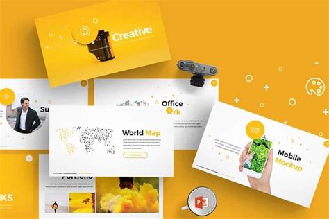 Design Powerpoint Template | Creative powerpoint templates, Creative powerpoint, Business ...