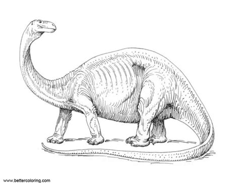 Jurassic World Fallen Kingdom Coloring Pages Apatosaurus Brontosaurus ...