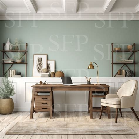 Rustic Farmhouse Home Office Wall Art Mockup 111 - Etsy