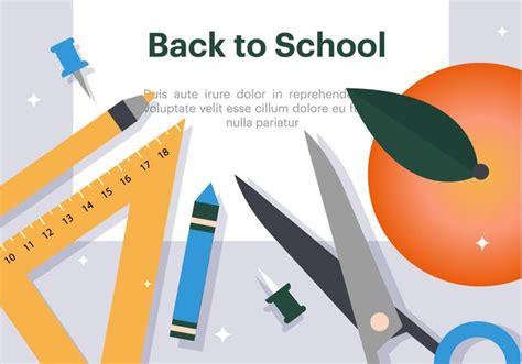 Free Flat Back to School Vector Illustration 118956 Vector Art at Vecteezy