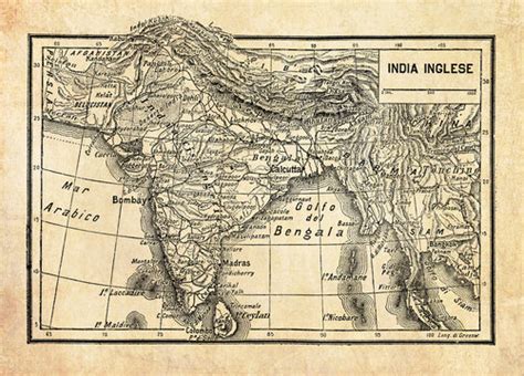 India Conquest Map Clipart