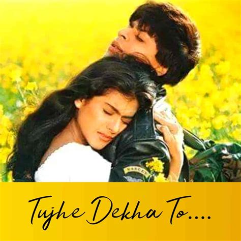 TUJHE DEKHA TO Tujhe Dekha To - Kumar Sanu | Shahrukh Khan | DDLJ