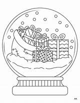 Snow Globe Coloring Pages & Templates  25 Printabulls sketch template