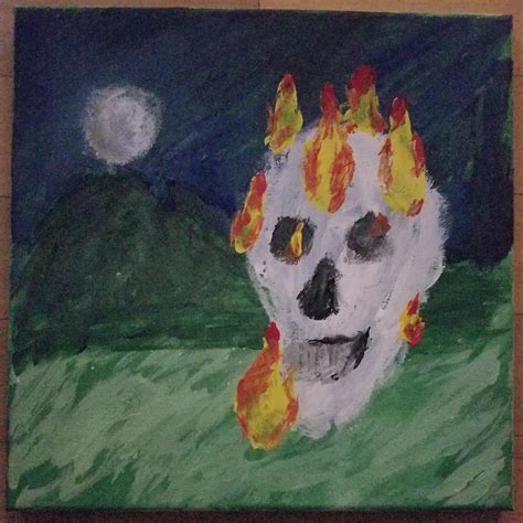 I painted my favorite Minecraft painting 🗿👌 : r/Minecraft