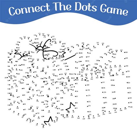 Premium Vector | Connect the dots draw game kids puzzle work sheet christmas puzzle