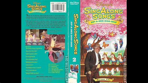 Closing to Disney's Sing Along Songs Zip-A-Dee-Doo-Dah 1990 VHS (Version #1) - YouTube