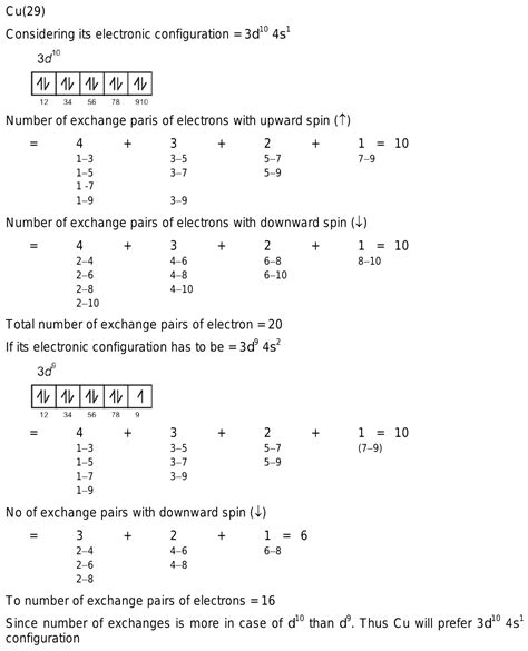 26. Why there is exception while writing the electronic configuration ...