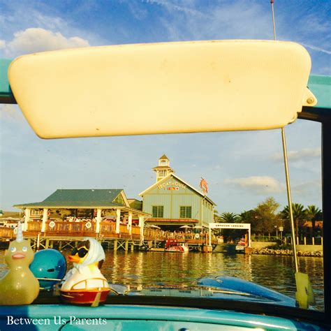 Amphicar Disney Springs Boathouse - Between Us Parents