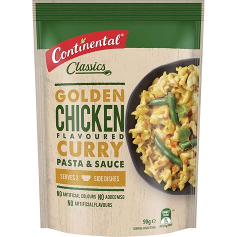 Continental Pasta & Sauce Chicken Curry 90g | Woolworths