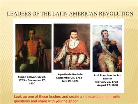 PPT - Latin America Revolution 1808-1826 PowerPoint Presentation, free download - ID:1095758