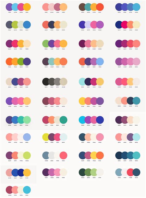 84 beautiful color palettes for your design project