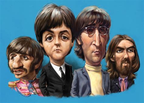 The Beatles Caricature Beatles Cartoon The Beatles Be - vrogue.co