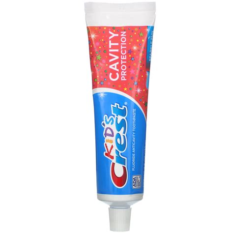 Crest, Kids, Fluoride Anticavity Toothpaste, Sparkle Fun, 4.6 oz (130 g ...