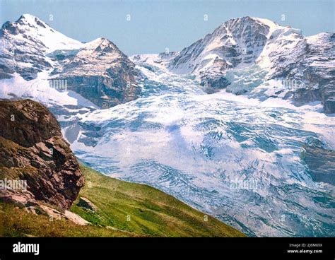 Eiger Glacier, Bernese Oberland, Bern, Switzerland Stock Photo - Alamy