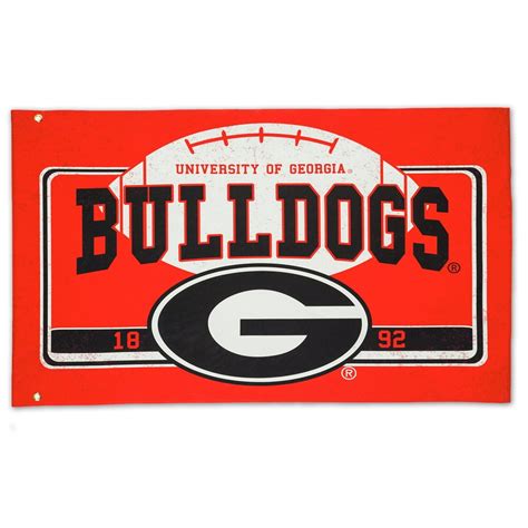 Georgia Bulldogs 36" x 52" Linen Estate Flag - Walmart.com - Walmart.com