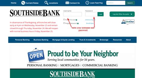 Southside Bank Online Banking Login ⋆ Login Bank