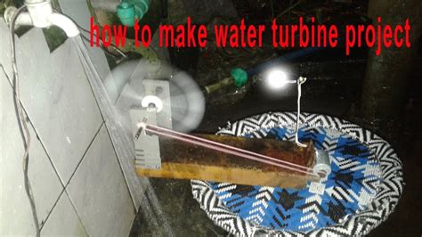 how to make water turbine project!water turbine project - YouTube