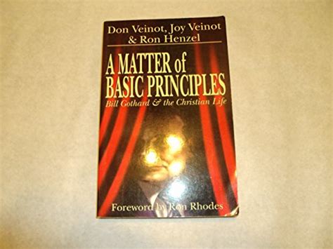 A Matter of Basic Principles: Bill Gothard & the Christian Life ...