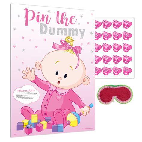 Pin the Dummy Game New Larger Size! – Baby Showers and More