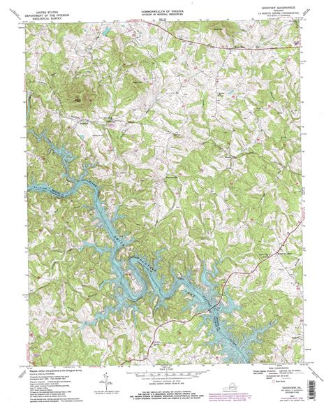 Goodview topographic map, VA - USGS Topo Quad 37079b6