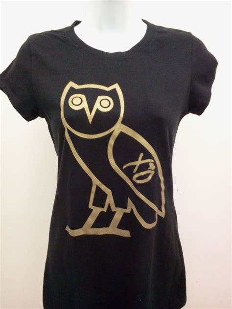 DRAKE Owl T-shirt OVOXO YMCMB Hip Hop R&B Womens Juniors Jrs.S,M,L,XL ...