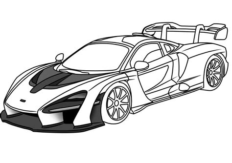 Mclaren P1 Coloring Sheet