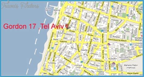 Tel Aviv Metro Map - TravelsFinders.Com