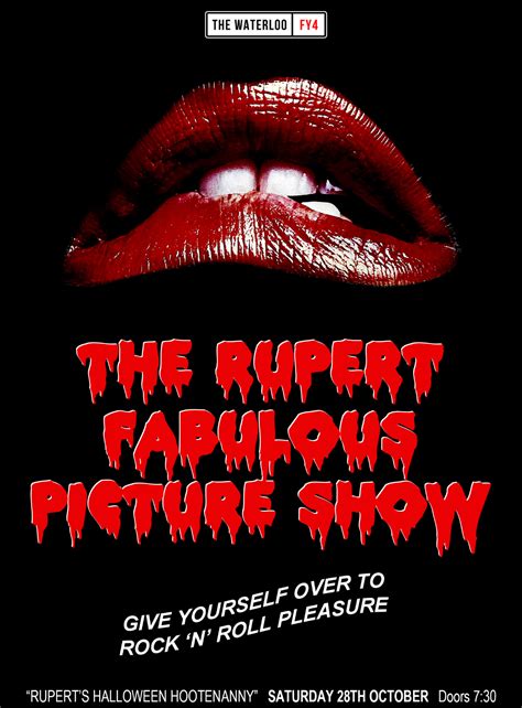 The Rupert Fabulous Picture Show | Waterloo Music Bar