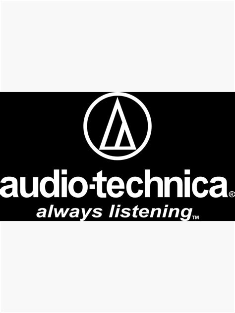 "Audio Technica Logo " Poster by akuogah | Redbubble