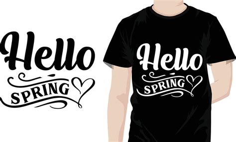 Hello spring Spring Quotes Design 23118706 Vector Art at Vecteezy