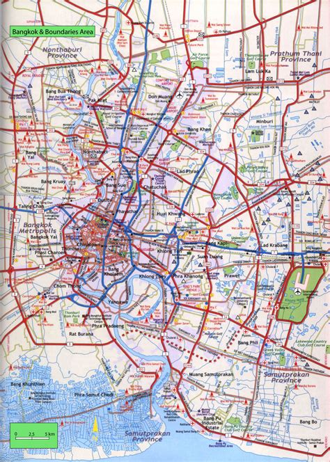 Bangkok City Tourist Map - Bangkok • mappery