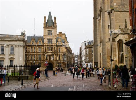 Cambridge City Town Centre Stock Photo - Alamy