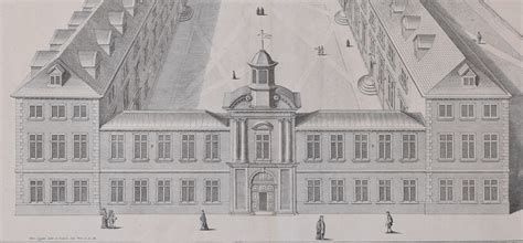 St Catharine's College, Cambridge engraving by David Loggan (1690)