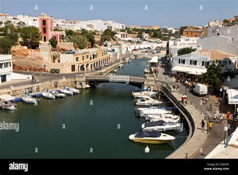 Ciutadella harbour Stock Photo - Alamy