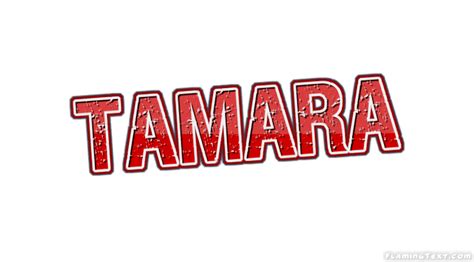 Tamara Logo | Free Name Design Tool from Flaming Text