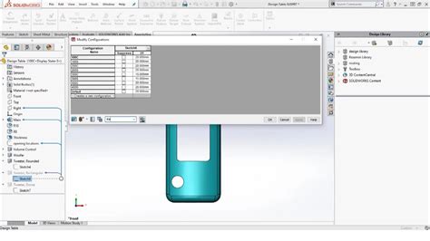 Microsoft Excel Vs SOLIDWORKS Configurations for Design Tables