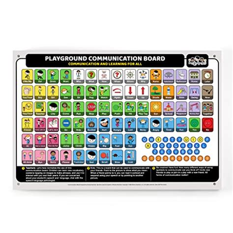 Smarty Symbols School Playground Communication Board for Autism - Aluminum | WantItAll