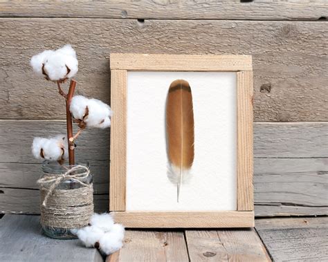 Printable Red Tailed Hawk Feather Art Red Tail Hawk - Etsy