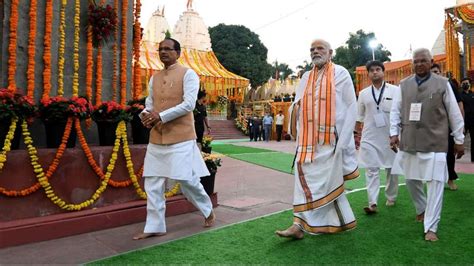 In Pics: PM Modi inaugurates Mahakal corridor in Ujjain, prays at Mahakaleshwar shrine