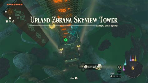 Upland Zorana Skyview Tower - The Legend of Zelda: Tears of the Kingdom ...