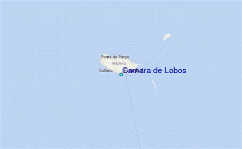 Camara de Lobos Tide Station Location Guide