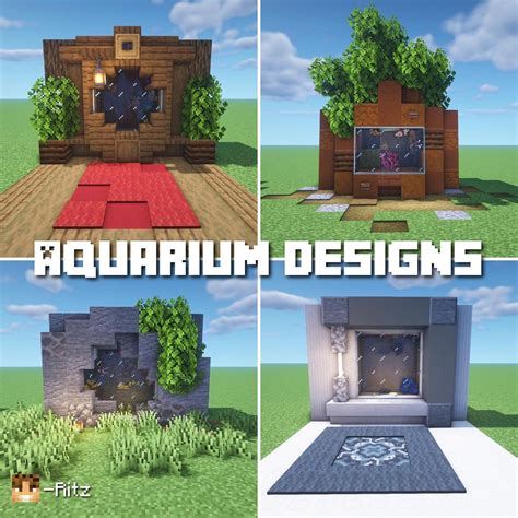 Ritz • Minecraft Builder shared a post on Instagram: “Aquarium designs ...