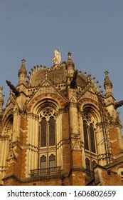 Back Side Csmt Railway Station Architecture Stock Photo 1606802659 | Shutterstock