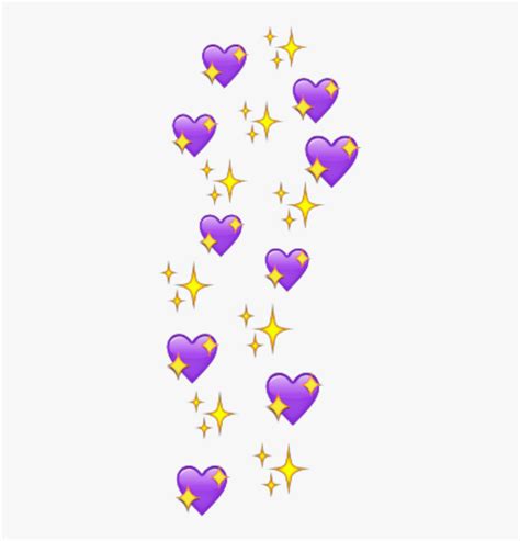 #purple #heart #hearts #emoji #emojis #heartemoji #aesthetic - Overlays Png Aesthetic ...