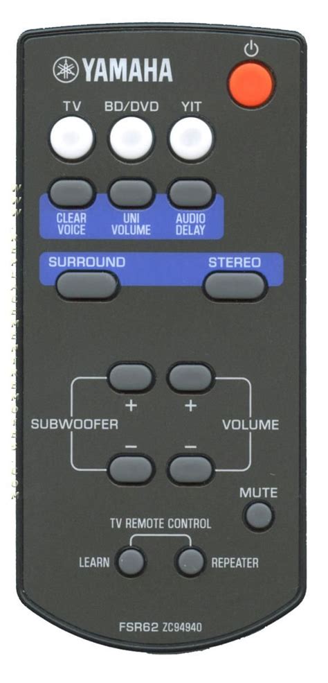 Buy YAMAHA FSR62 -ZC949400 Sound Bar System Sound Bar Remote Control