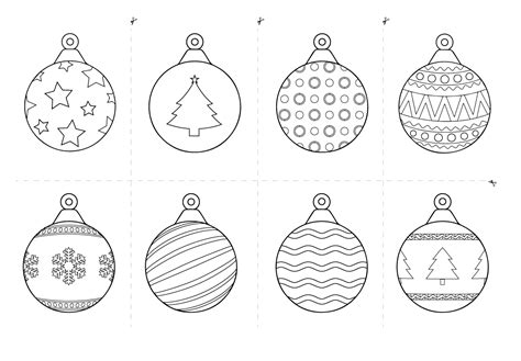 Printable Christmas Baubles - Christmas Printables