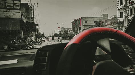 Car / black and white car / interior of car /black interior of car Photograph by Ijlal Fazal ...